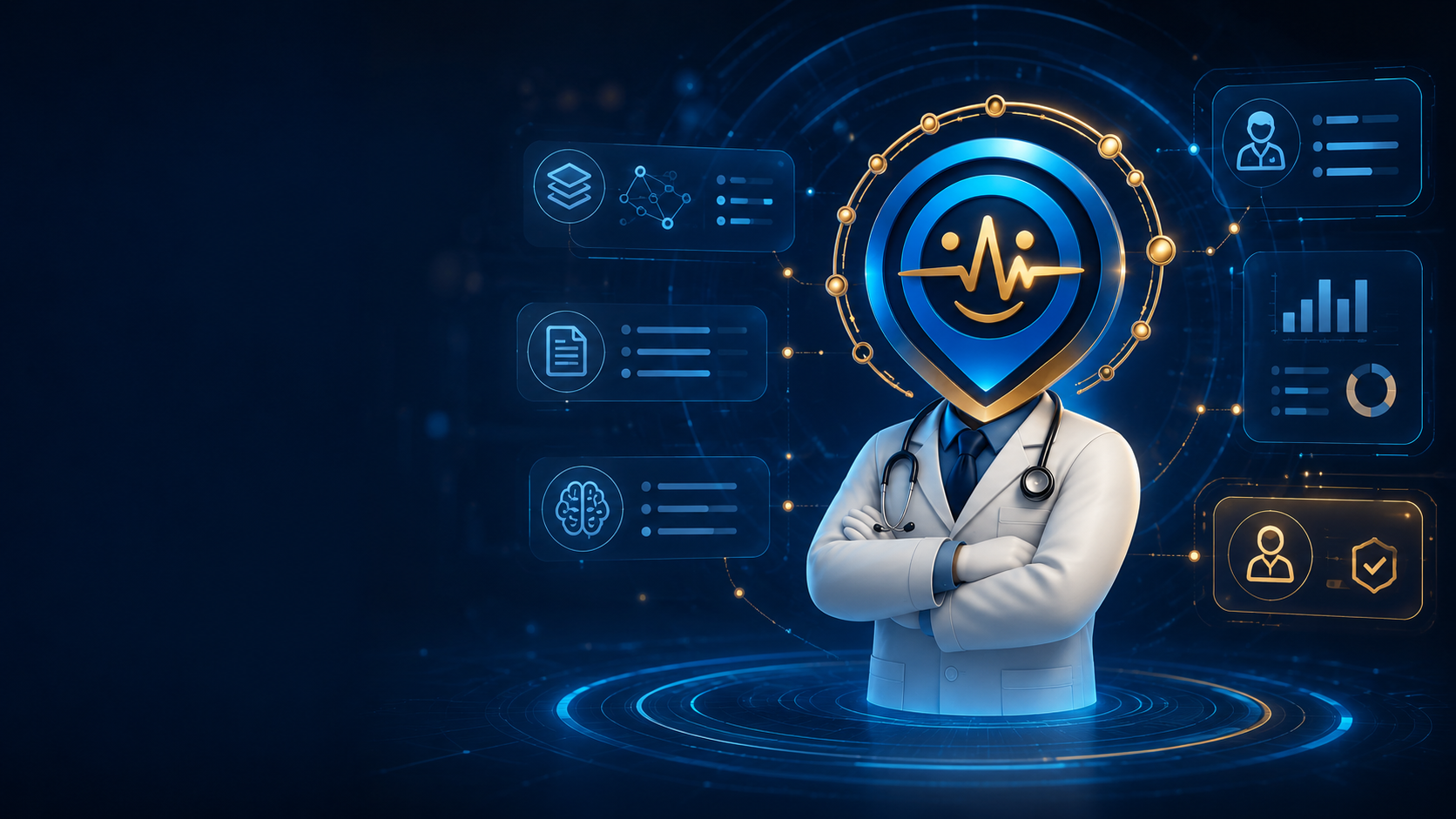 Doutor PropoPass como frente de inteligência artificial profissional em preparação.